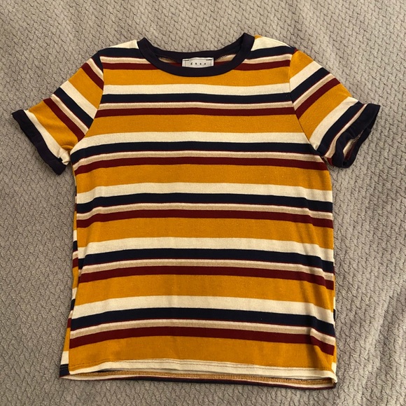 gaze Tops - Gaze Striped Shirt